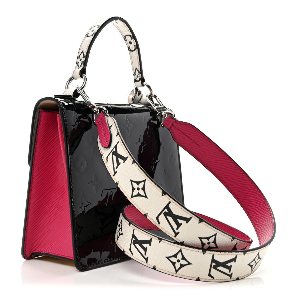 Louis Vuitton Vernis Epi Monogram Spring Street Black 3 of 9
