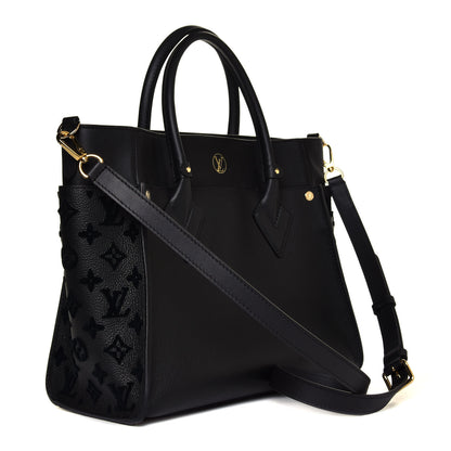 Louis Vuitton Calfskin Monogram Tufting On My Side Black 2 of 5