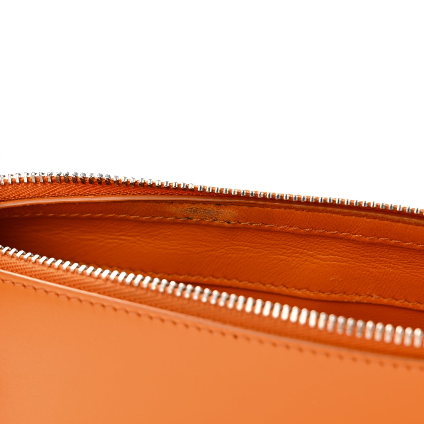 Calfskin Small Olympia Chain Shoulder Bag Orange