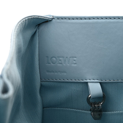 Loewe Satin Calfskin Compact Hammock Shoulder Bag Dusty Blue 6 of 9