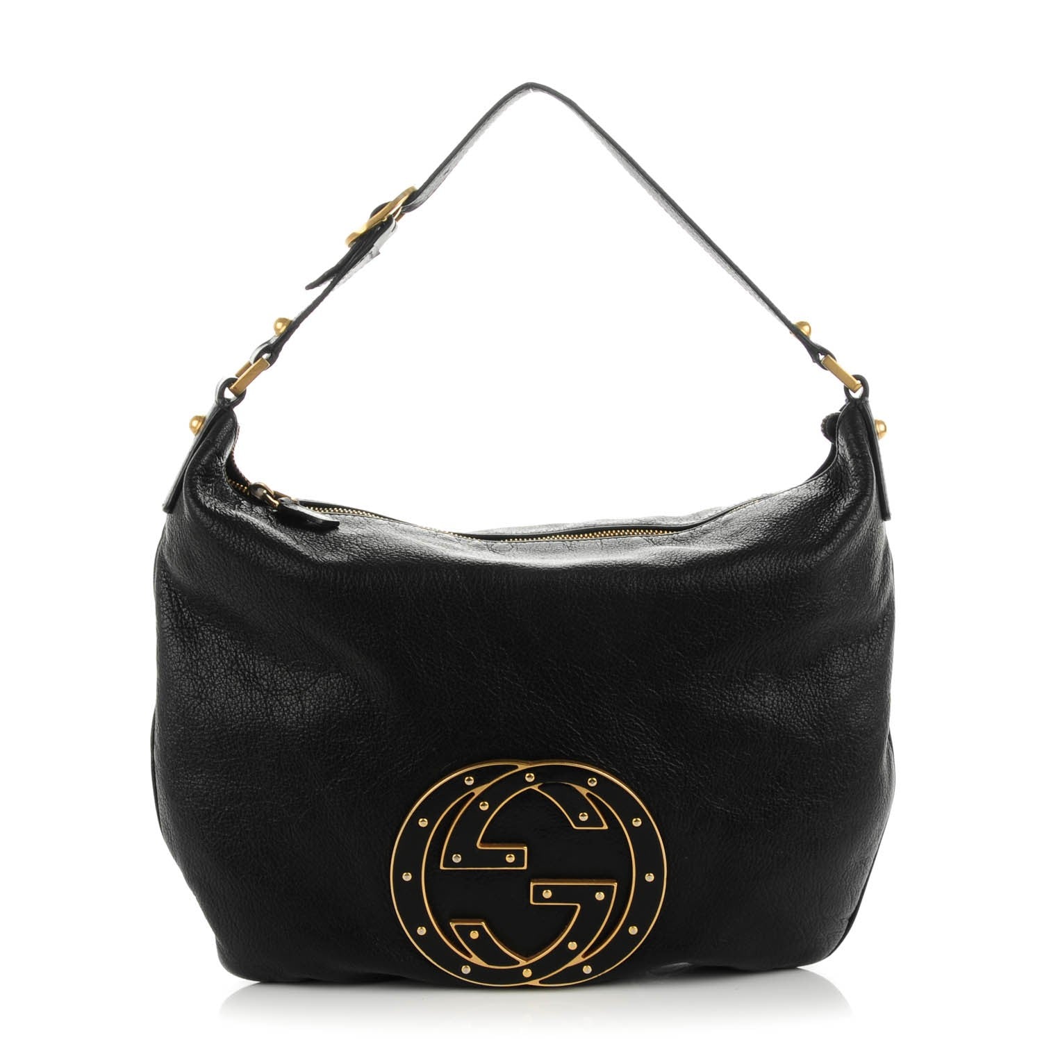 Gucci Calfskin Small Blondie Hobo Black 1 of 8