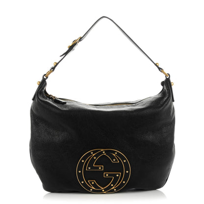 Gucci Calfskin Small Blondie Hobo Black 1 of 8