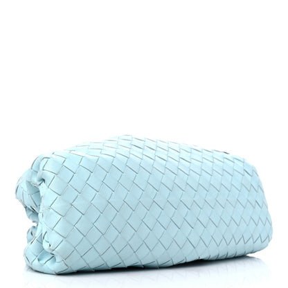 Bottega Veneta Nappa Maxi Intrecciato The Pouch Oversized Clutch Teal Washed 4 of 12