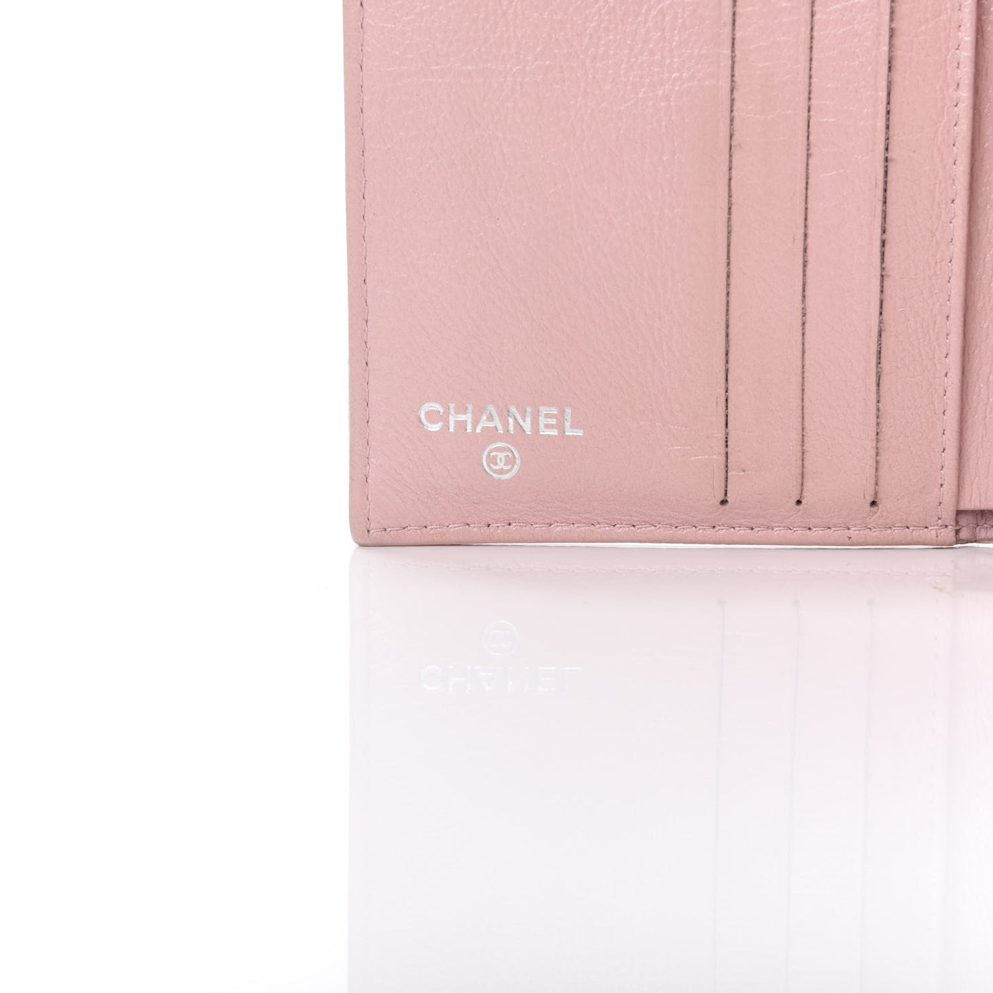 Caviar Small Timeless CC Wallet Pink