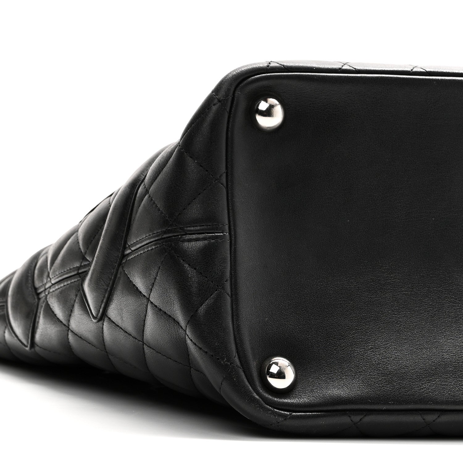 Chanel Calfskin Quilted Large Cambon Tote Black 9 of 11