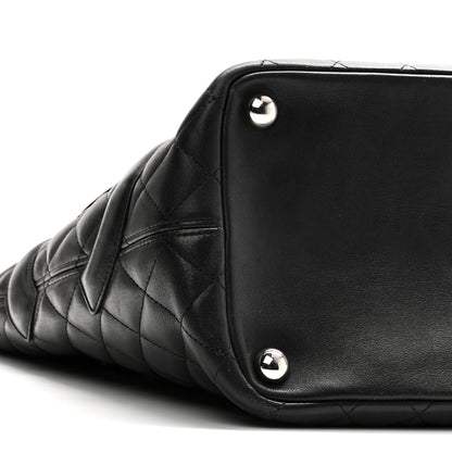 Chanel Calfskin Quilted Large Cambon Tote Black 9 of 11
