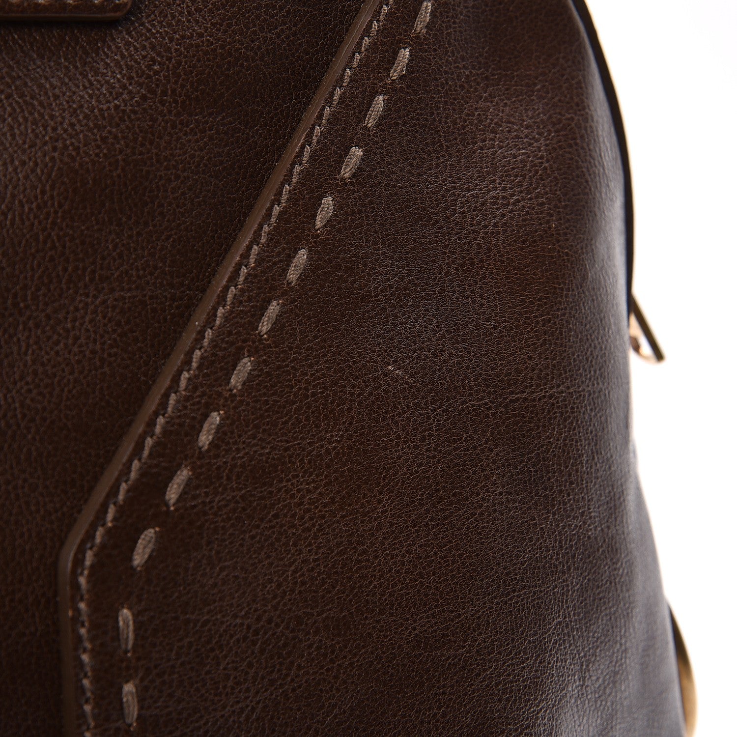 Saint Laurent Calfskin Oversized Muse Dark Brown 11 of 17