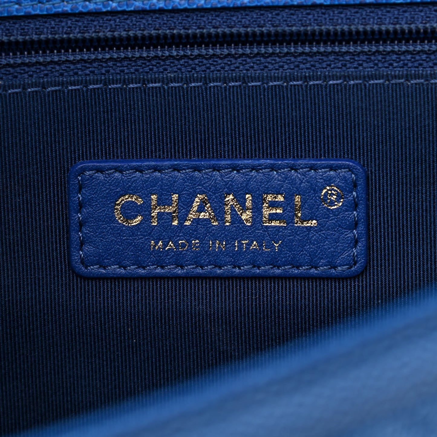 Caviar Quilted Medium Sunset On The Sea Flap Blue