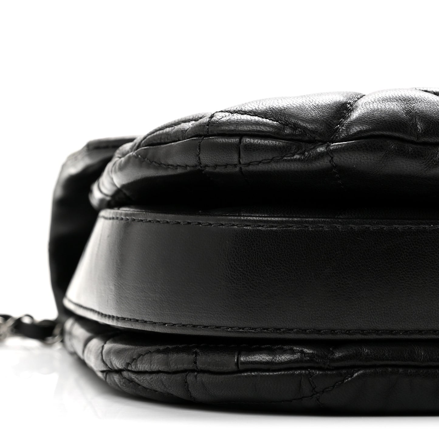 Lambskin Quilted Large Chanel 3 Flap Black