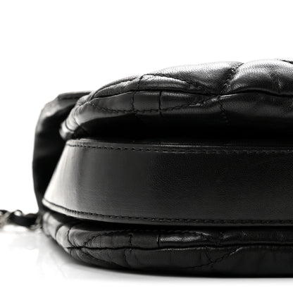 Chanel Lambskin Quilted Large Chanel 3 Flap Black 9 of 14