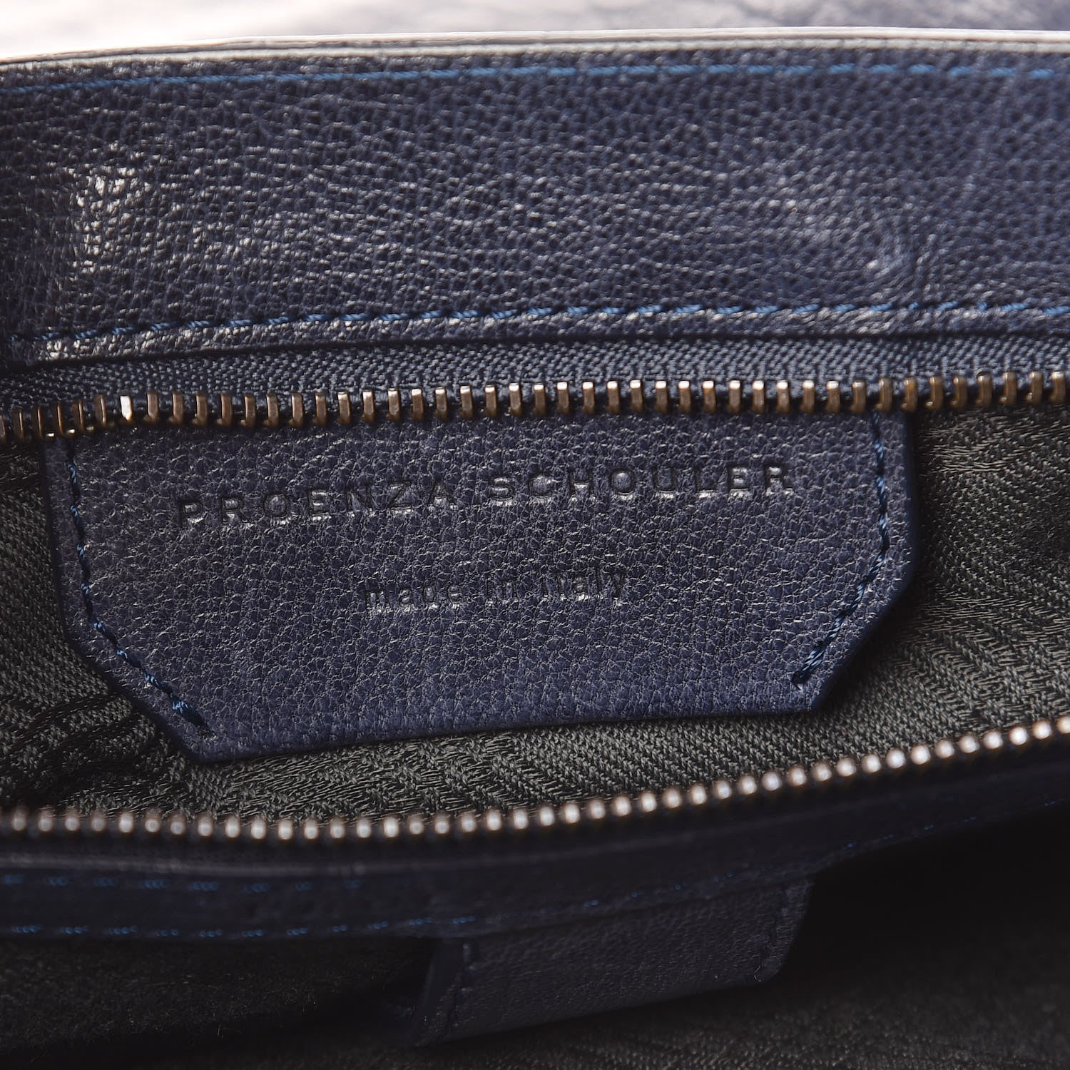 Proenza Schouler Lambskin Large PS1 Satchel Midnight 6 of 12