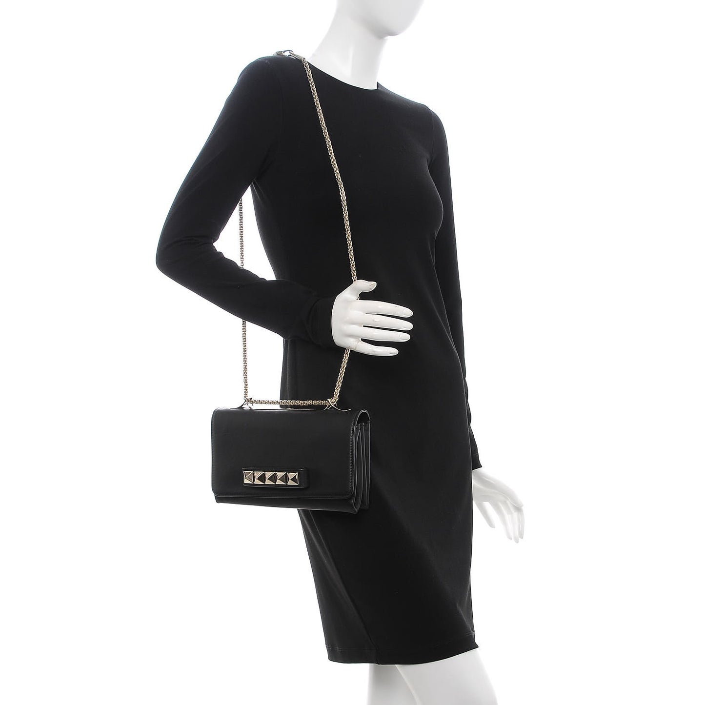 Nappa Va Va Voom Shoulder Bag Black