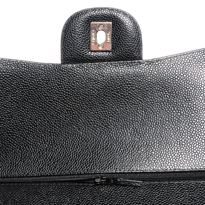 Chanel Caviar Quilted Maxi Double Flap Black 7 of 9