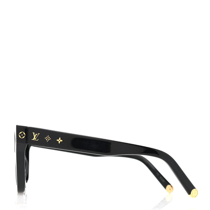 Louis Vuitton Acetate My Monogram Square Sunglasses Z1523E Black 3 of 8
