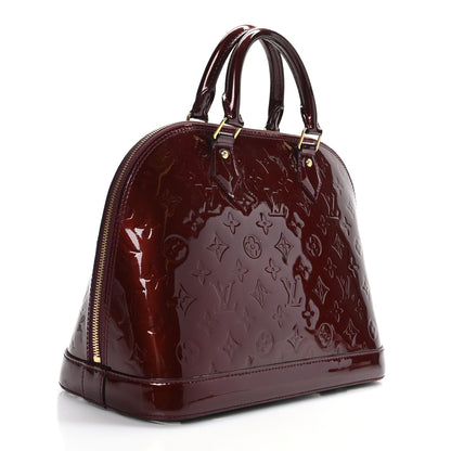 Louis Vuitton Vernis Alma PM Rouge Fauviste 3 of 8