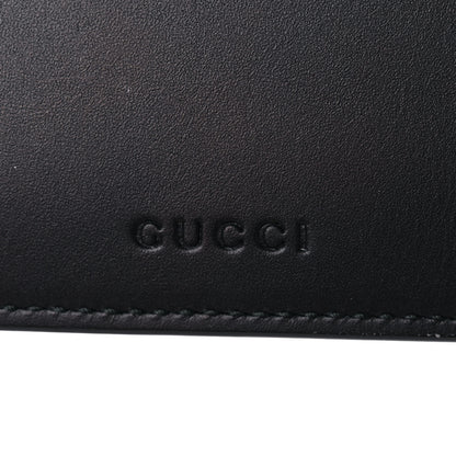 Gucci Calfskin GucciGhost Life is Gucci Zip Pouch Black 10 of 13