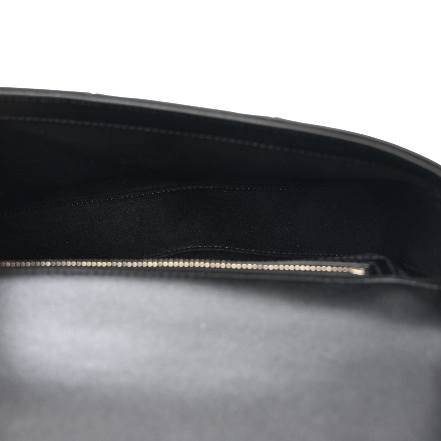 Gucci Senna Calfskin Lines Petite GG Top Handle Shoulder Bag Black Mystic White 5 of 10
