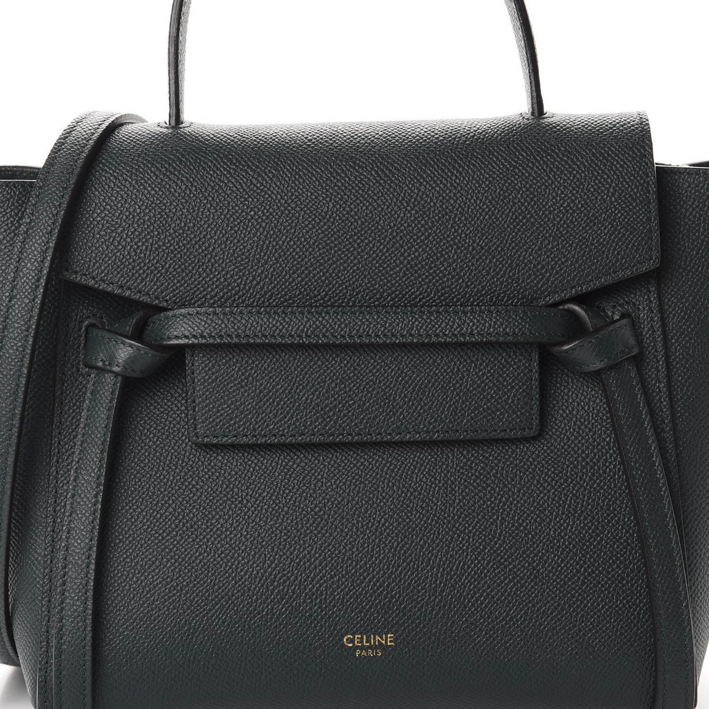 Grained Calfskin Nano Belt Bag Amazone