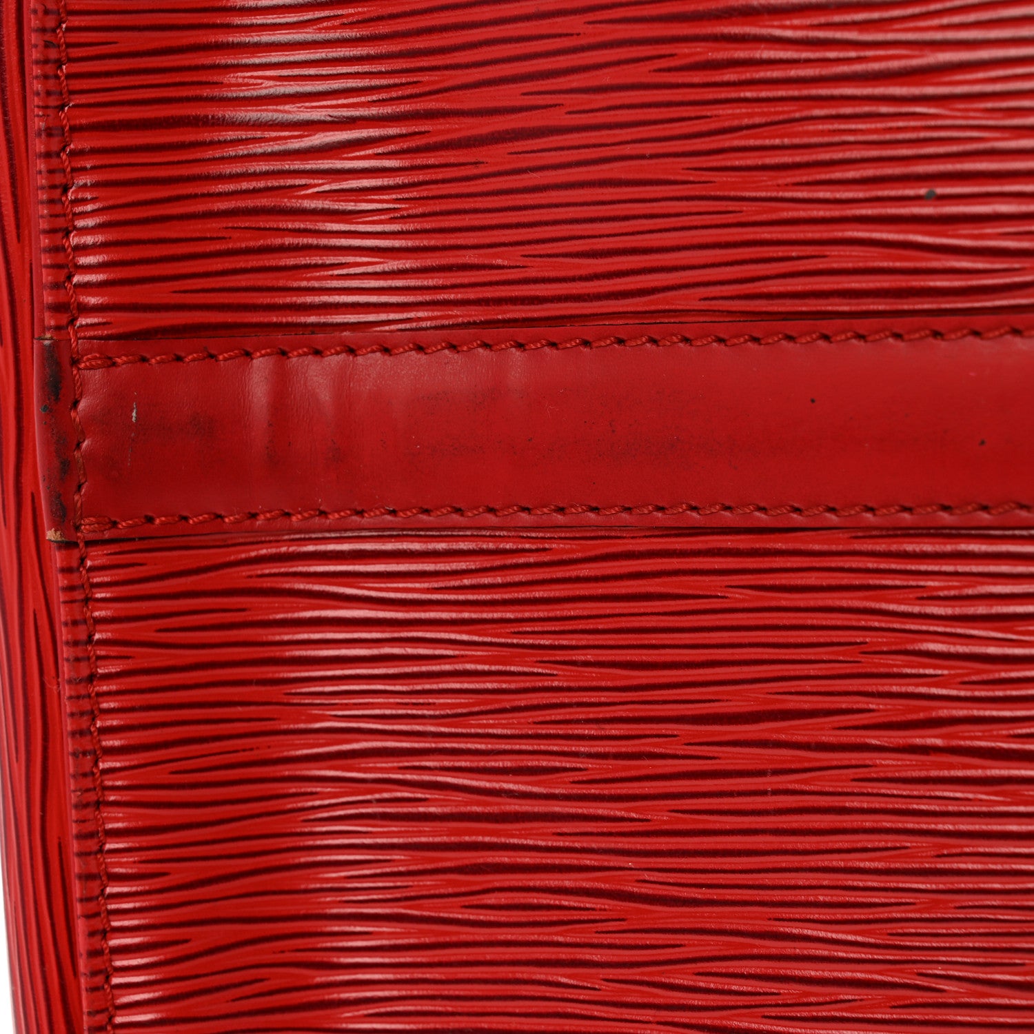 Louis Vuitton Epi Keepall 50 Castillan Red 10 of 13