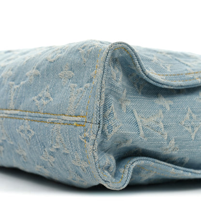 Louis Vuitton Monogram Washed Denim Let Go PM Sky Blue 9 of 9