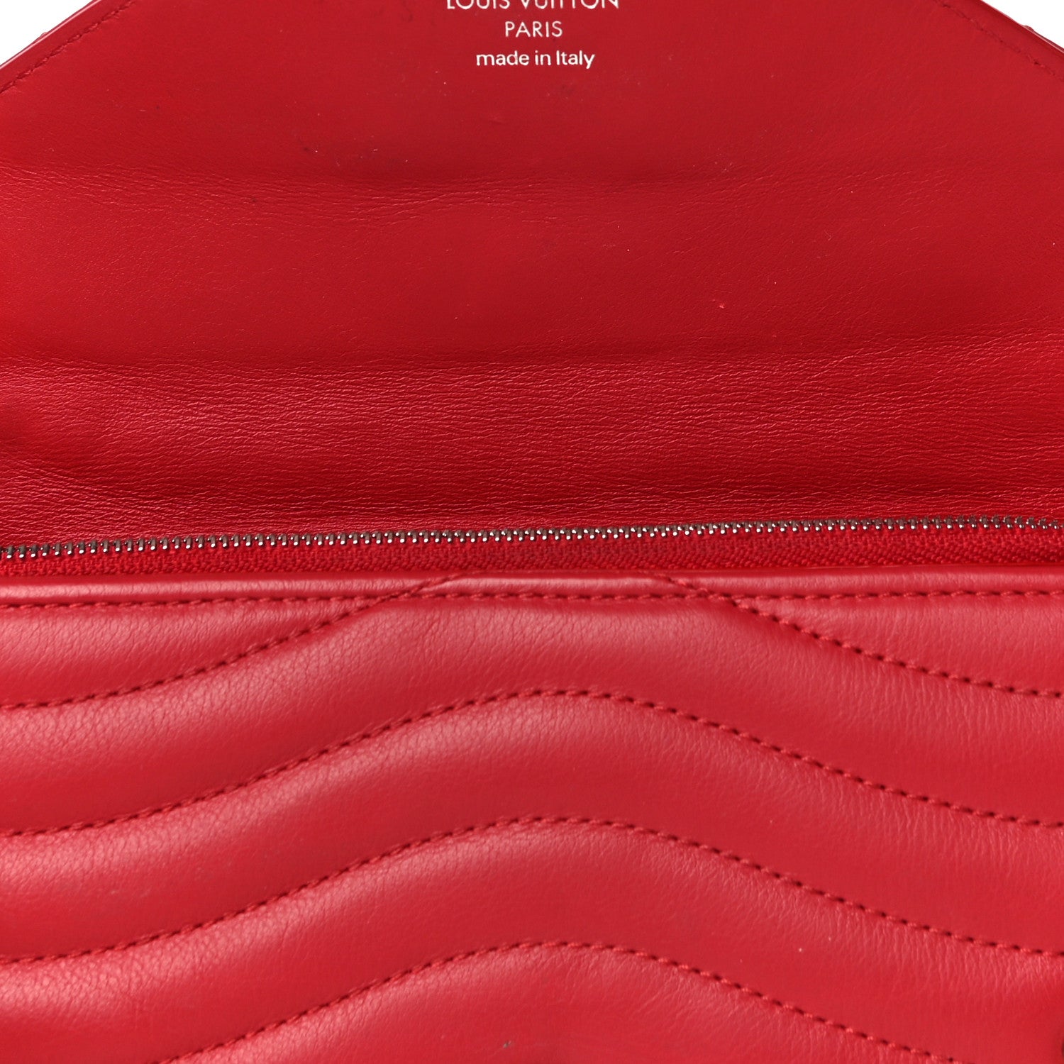 Louis Vuitton Calfskin Love Lock New Wave Long Wallet Red 11 of 15