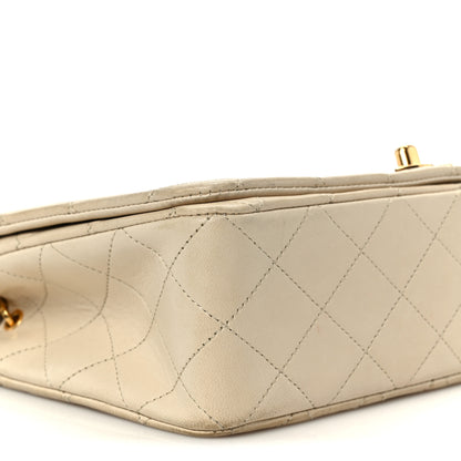 Chanel Lambskin Quilted Medium Single Flap Beige 11 of 12