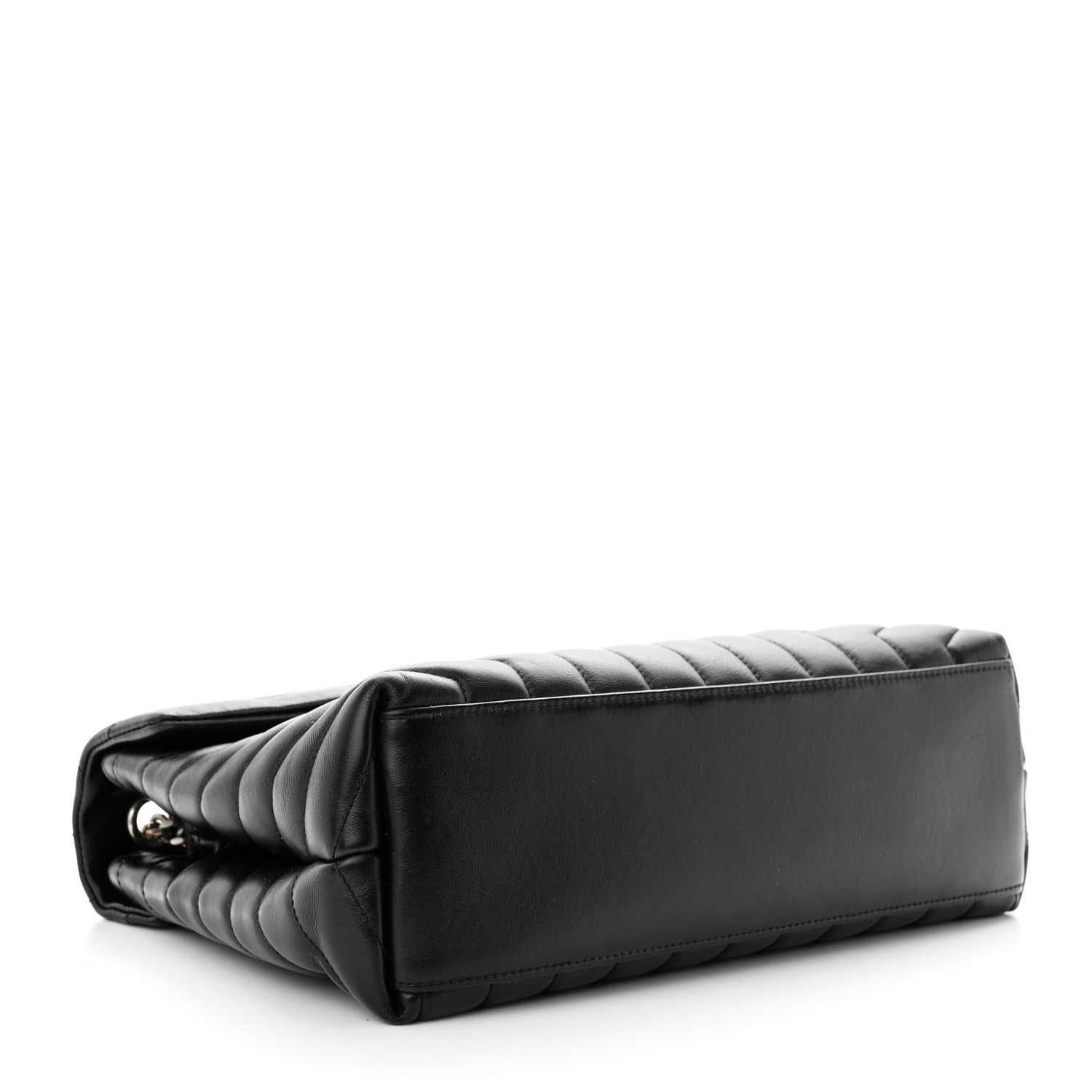 Saint Laurent Calfskin Y Quilted Monogram Medium Loulou Chain Satchel Black 4 of 14