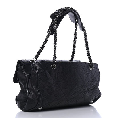 Chanel Lambskin Quilted Ritz Flap Bag Black 2 of 4
