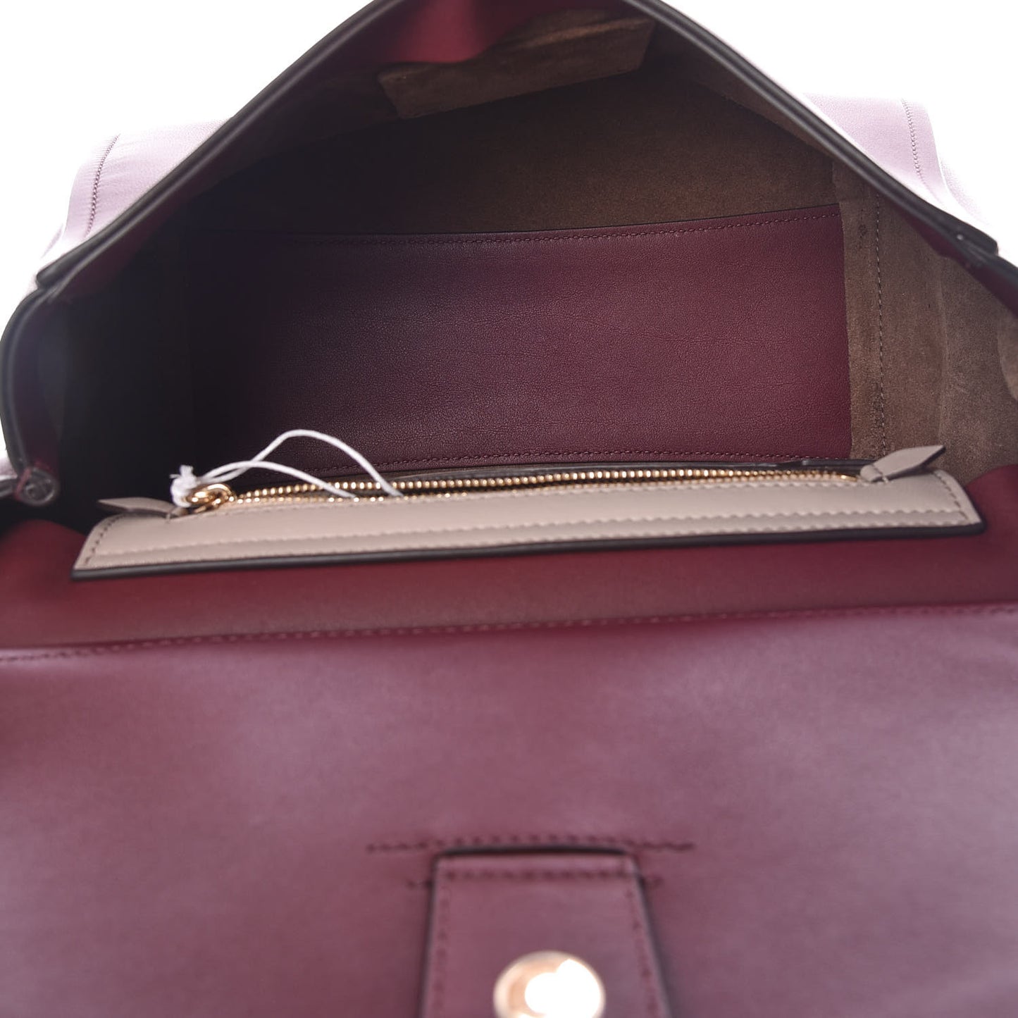 Calfskin Small Mystic Shoulder Bag Eggplant