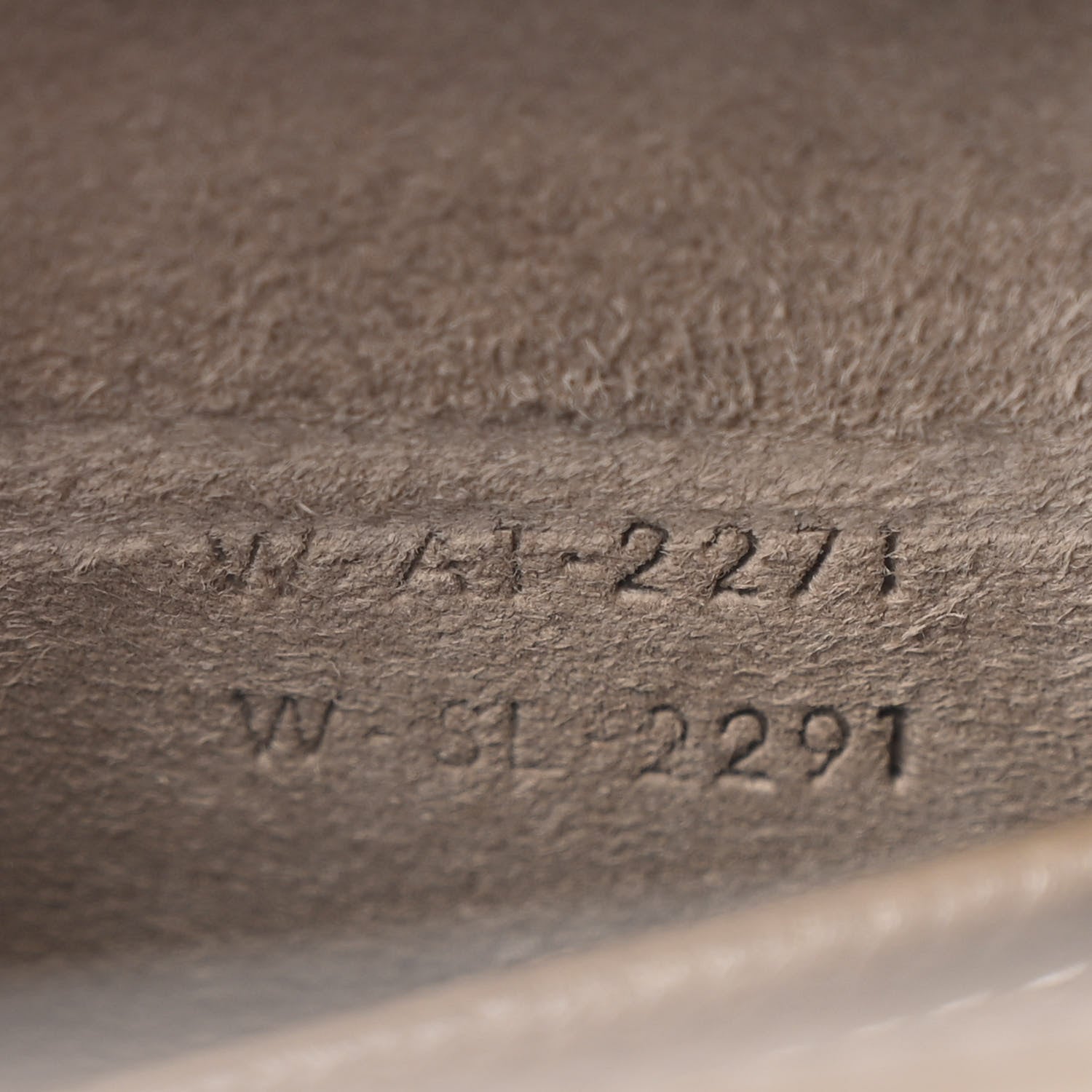 Celine Drummed Calfskin Nano Luggage Souris 8 of 12