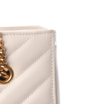 Saint Laurent Grain De Poudre Matelasse Chevron Small Tribeca Shopping Bag 12 of 12