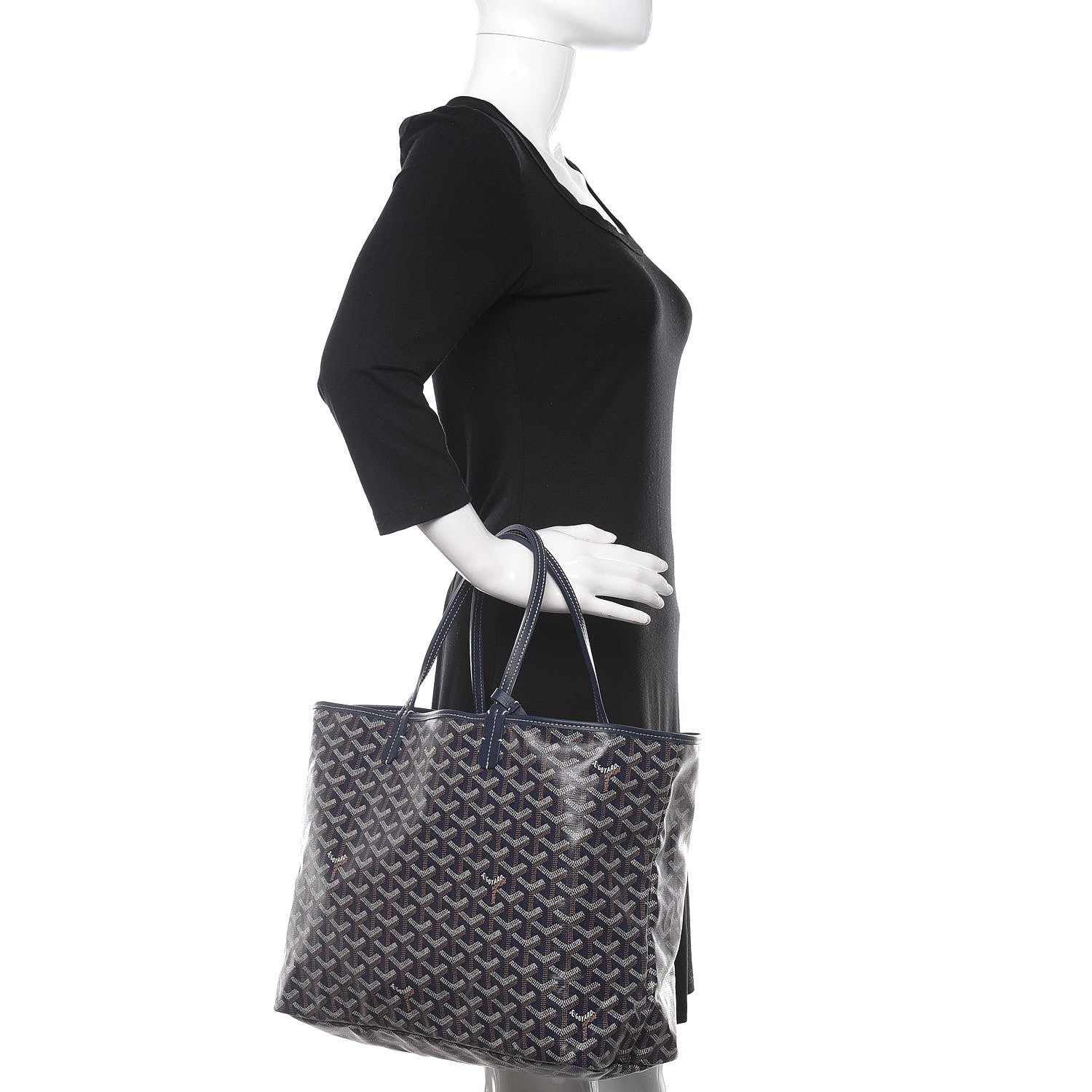 Goyard Goyardine Saint Louis PM Navy 2 of 8