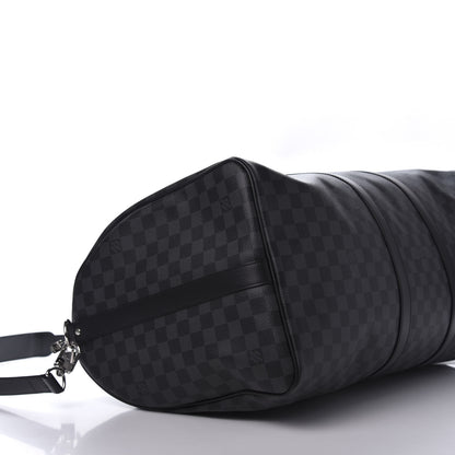 Louis Vuitton Damier Graphite Keepall Bandouliere 55 5 of 9