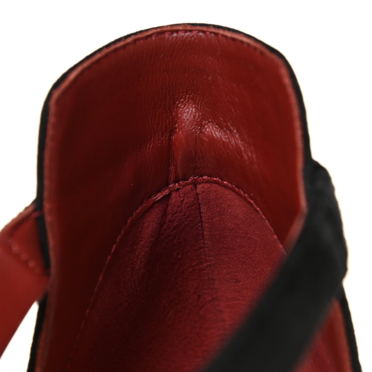 Hermes Suede Goatskin Baby 90 Pump 38 Black 11 of 12