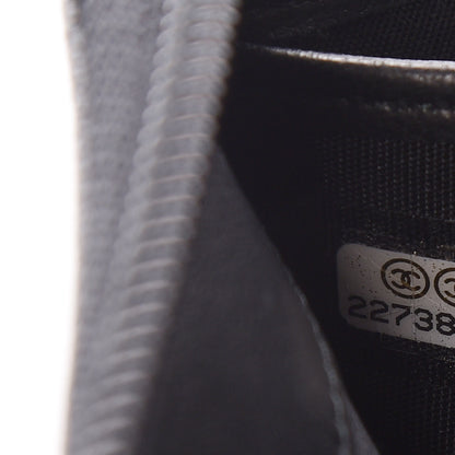 Chanel Caviar Quilted Boy Long Zip Around Wallet Black 8 of 12