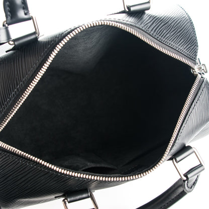 Louis Vuitton Epi Speedy Bandouliere 25 Black 6 of 8