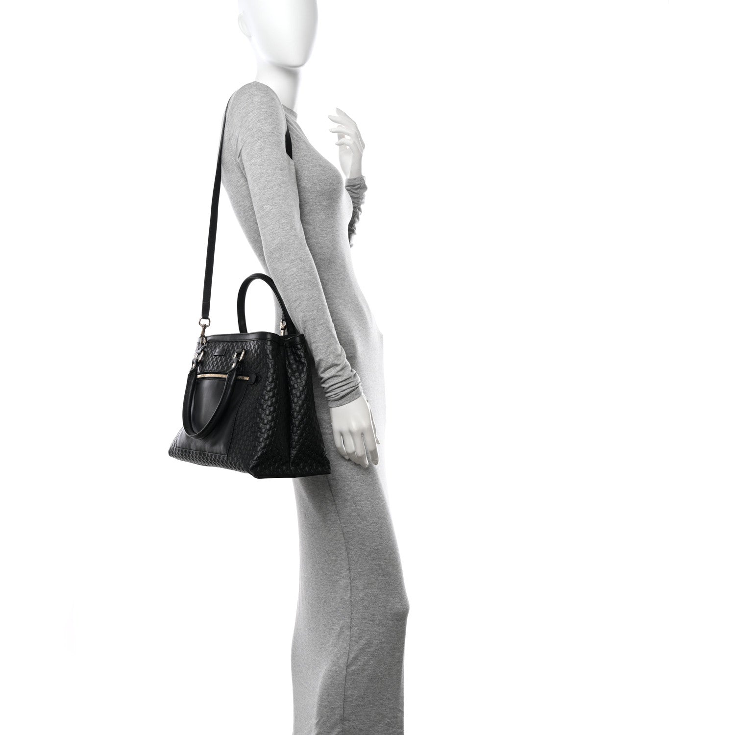 Gucci Soft Microguccissima Medium Tote Black 2 of 11