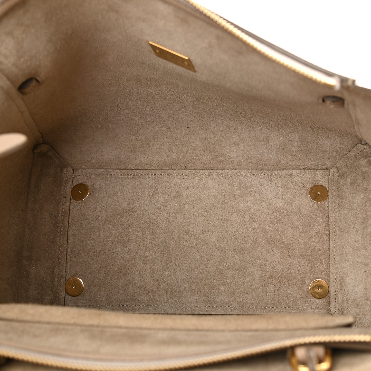 Grained Calfskin Mini Belt Bag Light Taupe