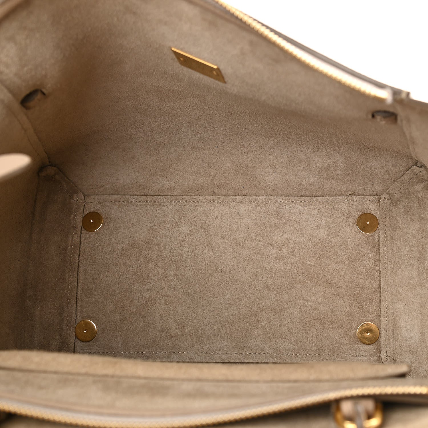 Celine Grained Calfskin Mini Belt Bag Light Taupe 8 of 12