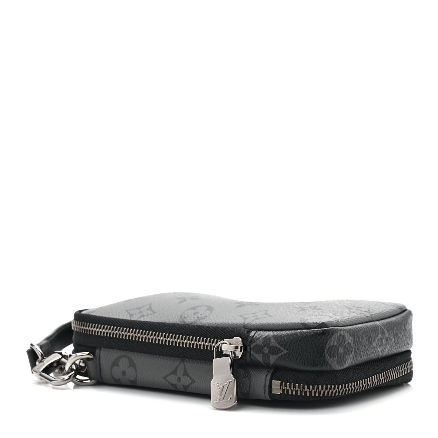 Monogram Eclipse Reverse Double Phone Pouch