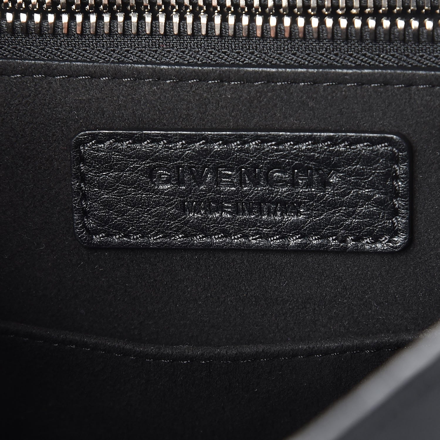 Givenchy Grained Calfskin Studded Small Shark Lock Satchel Black 6 of 7