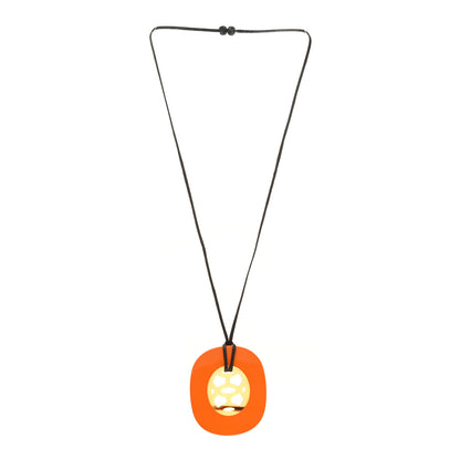Hermes Buffalo Horn Lacquer Lift Necklace 3 of 6