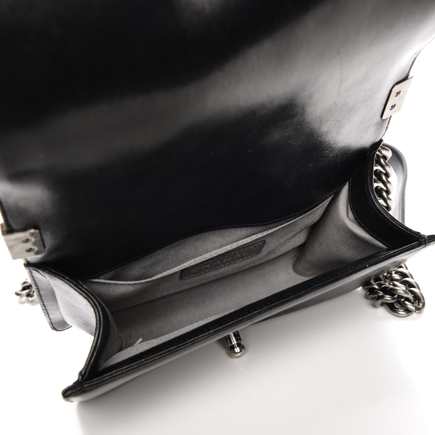 Chanel Lambskin Quilted Small Boy Flap Black 5 of 10