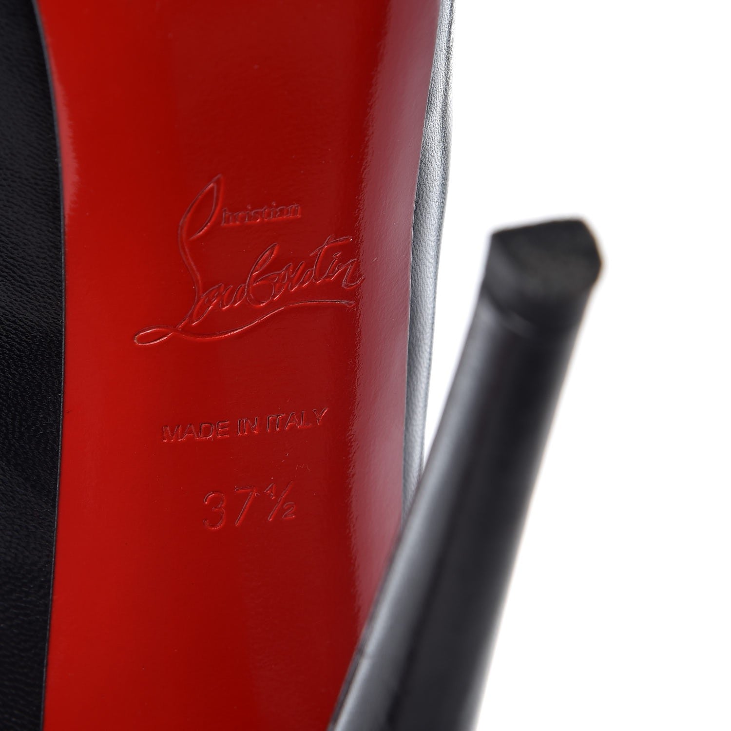 Christian Louboutin Kid Lady Daf 160 Pumps 37.5 Black 8 of 9