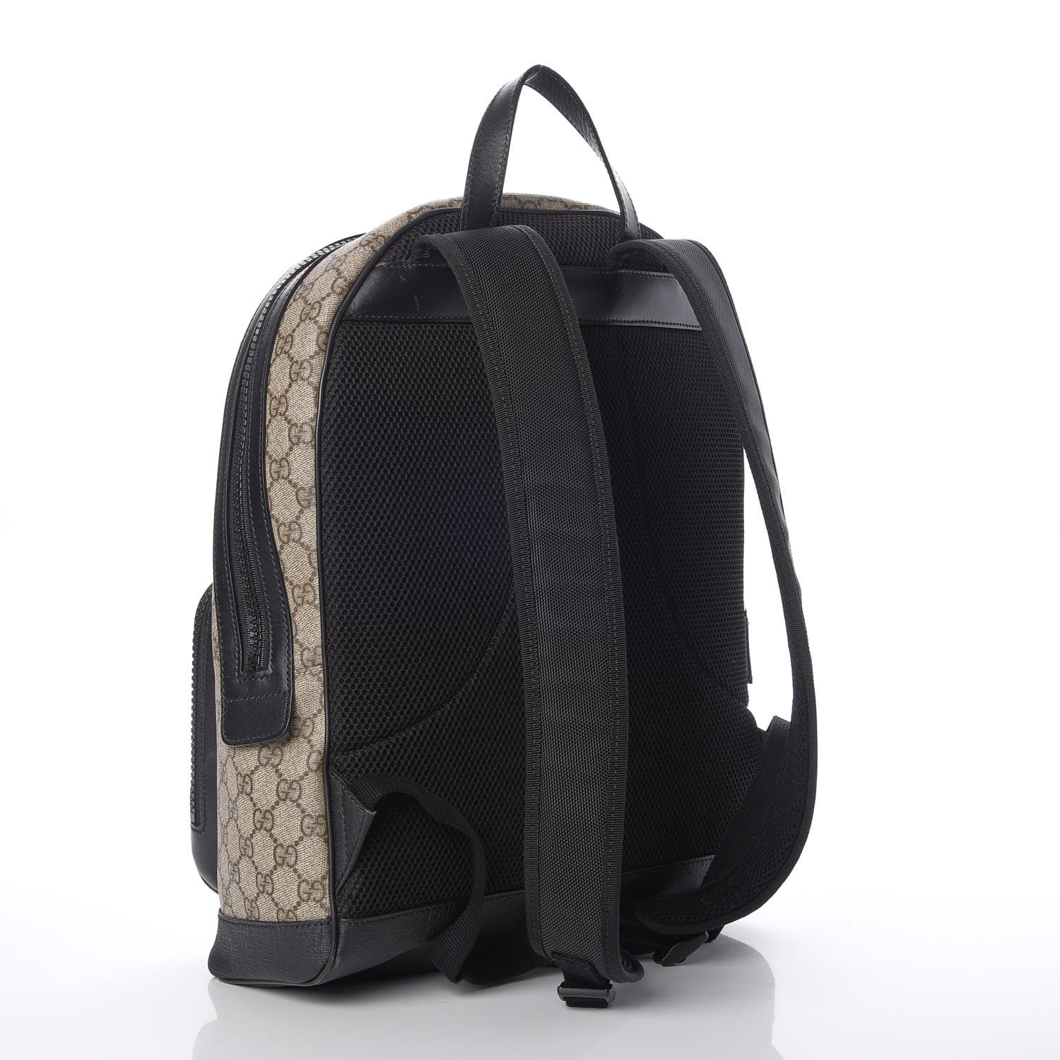 Gucci GG Supreme Monogram Medium Backpack Black 3 of 8