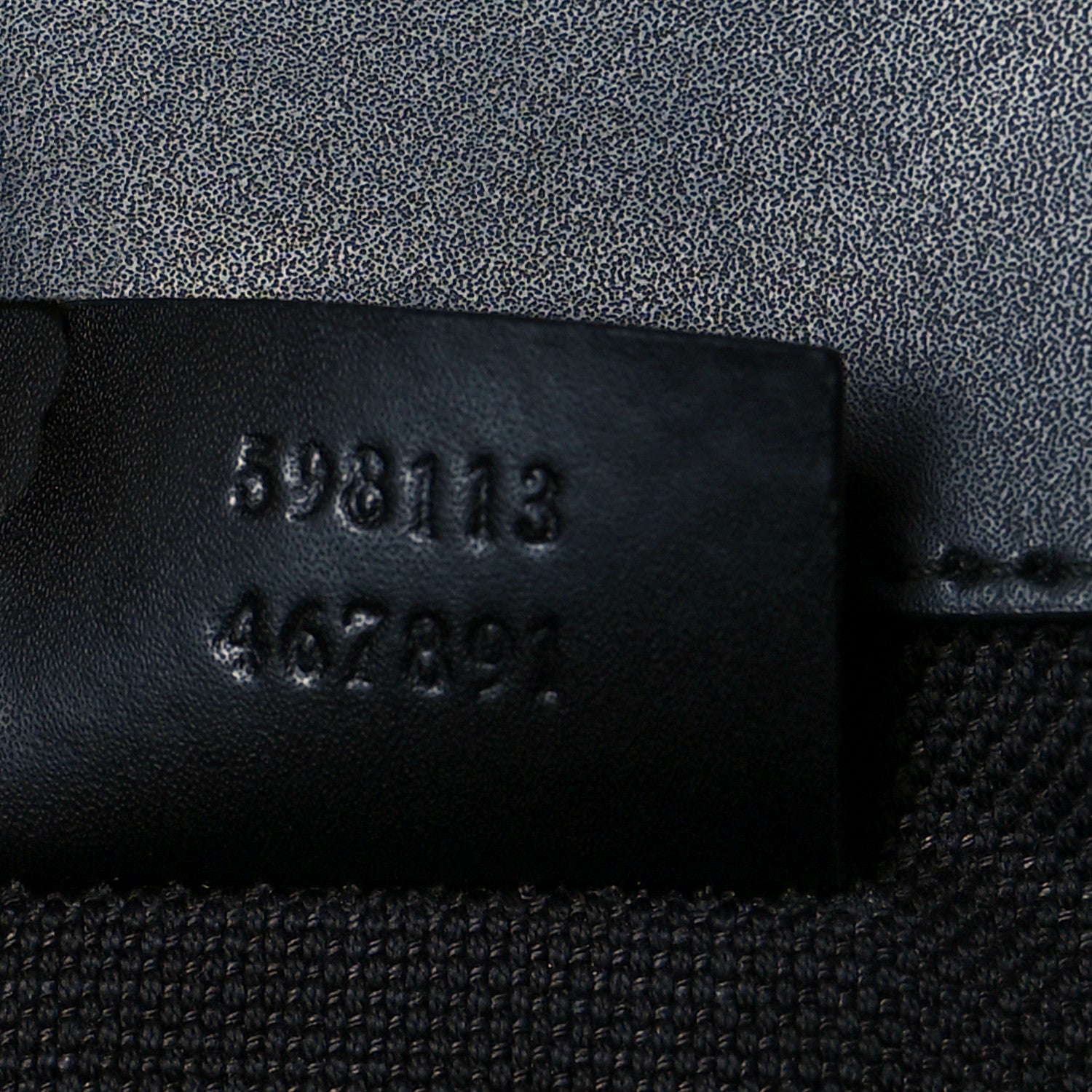 Gucci GG Supreme Monogram Web Slim Belt Bag Black Grey 9 of 11