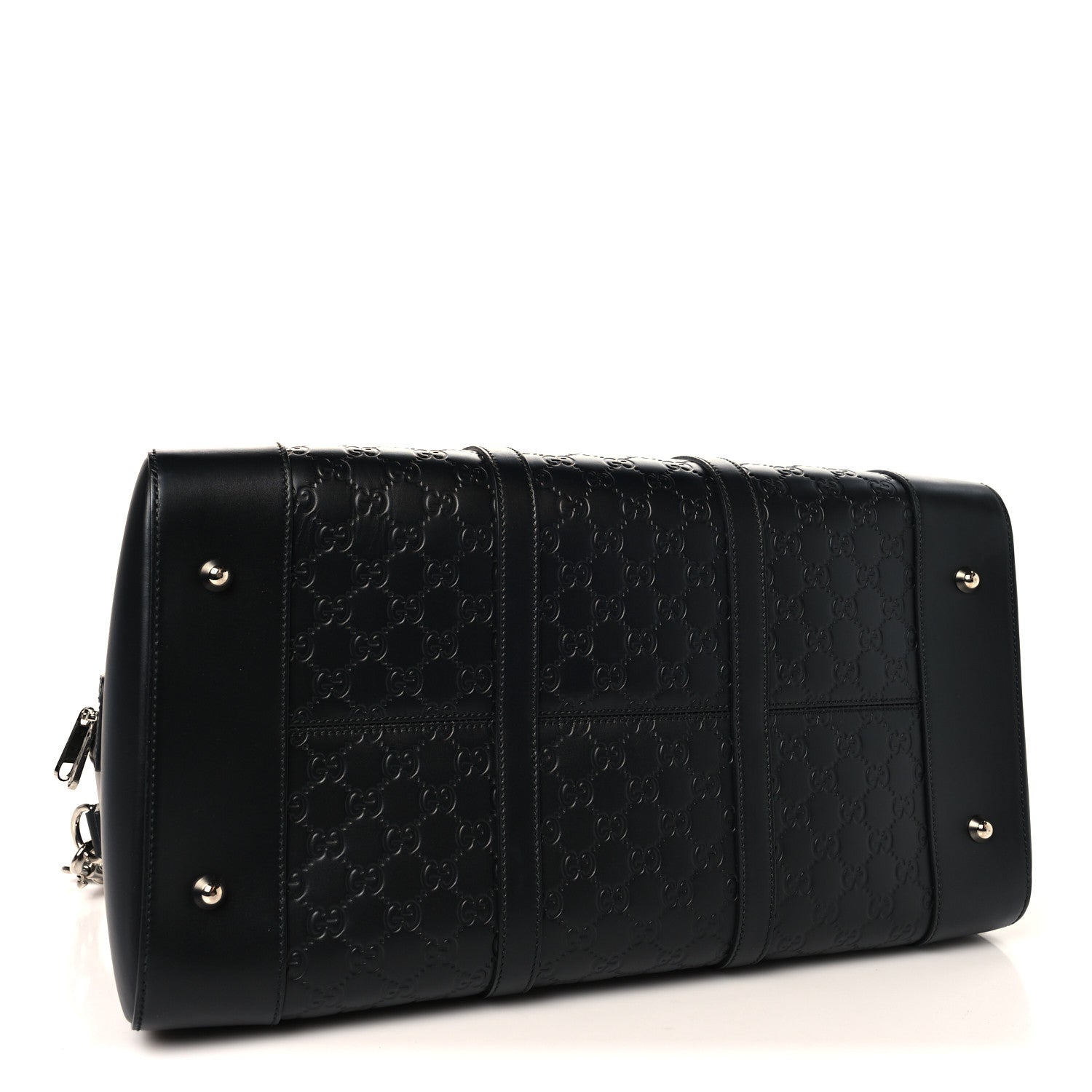 Gucci Guccissima Signature Medium Duffle Black 3 of 11