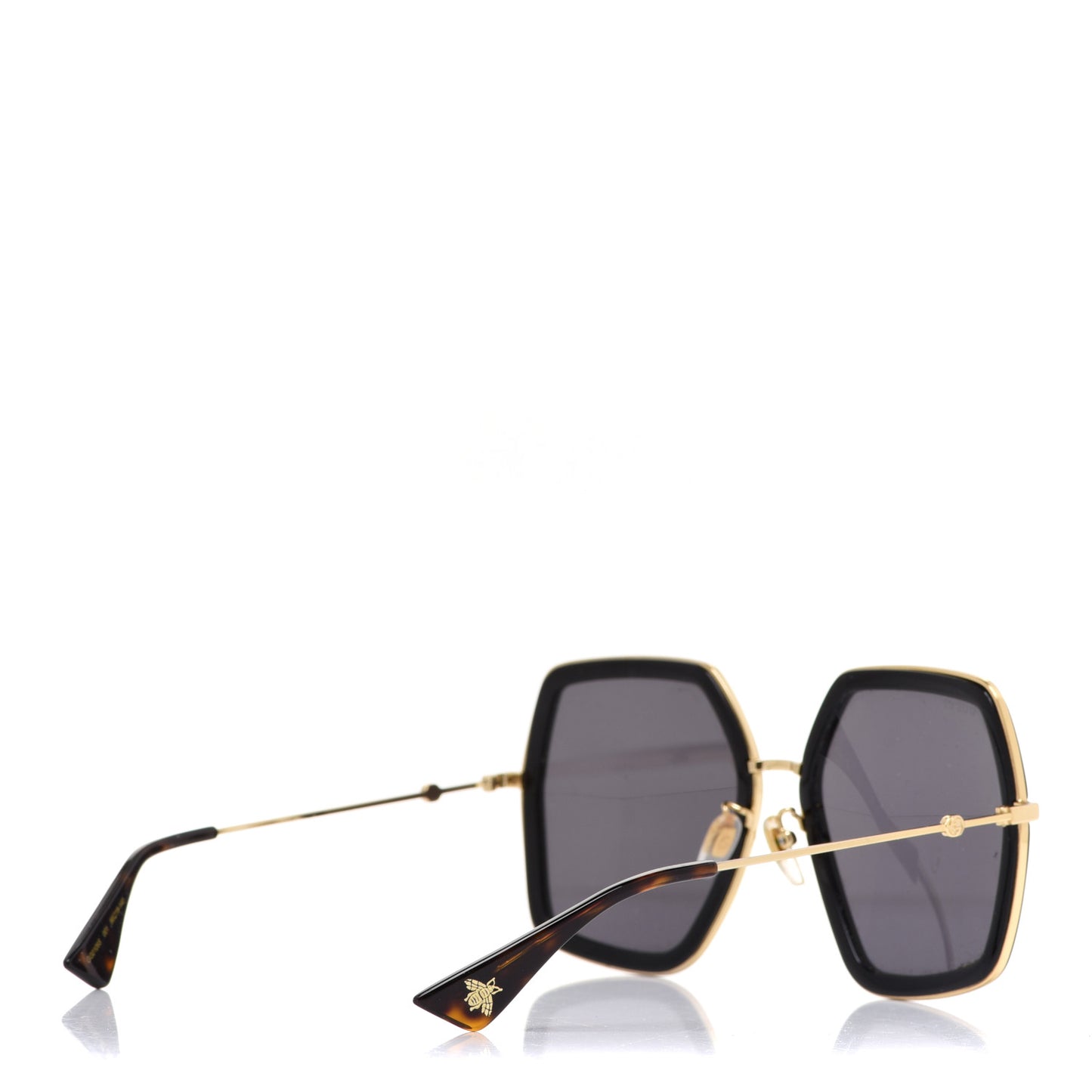Acetate Oversize Square Frame GG0106S Sunglasses Black