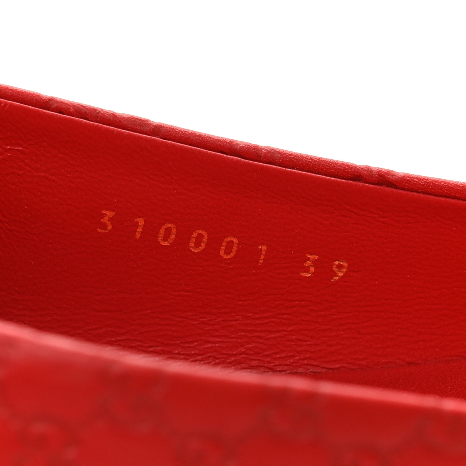 Gucci Microguccissima Flats 39 Hibiscus Red 9 of 10
