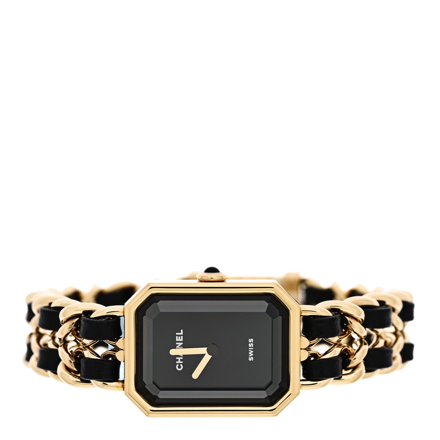 Stainless Steel Lambskin 20mm Chain Premiere Quartz Watch Gold M